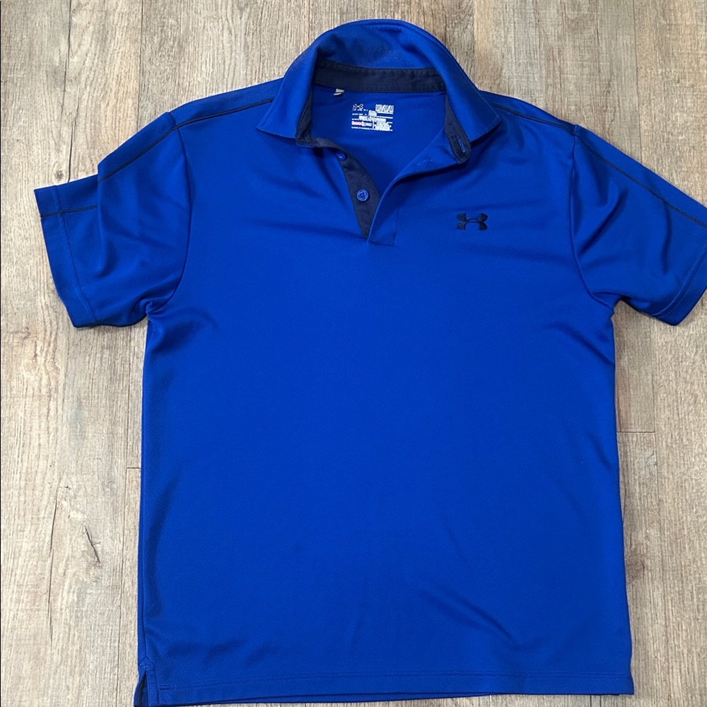 Under Armour Men's Vibrant Blue Polo